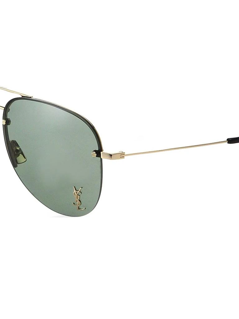 Yves Saint Laurent Monogram 59MM Aviator Sunglasses  display picture 1