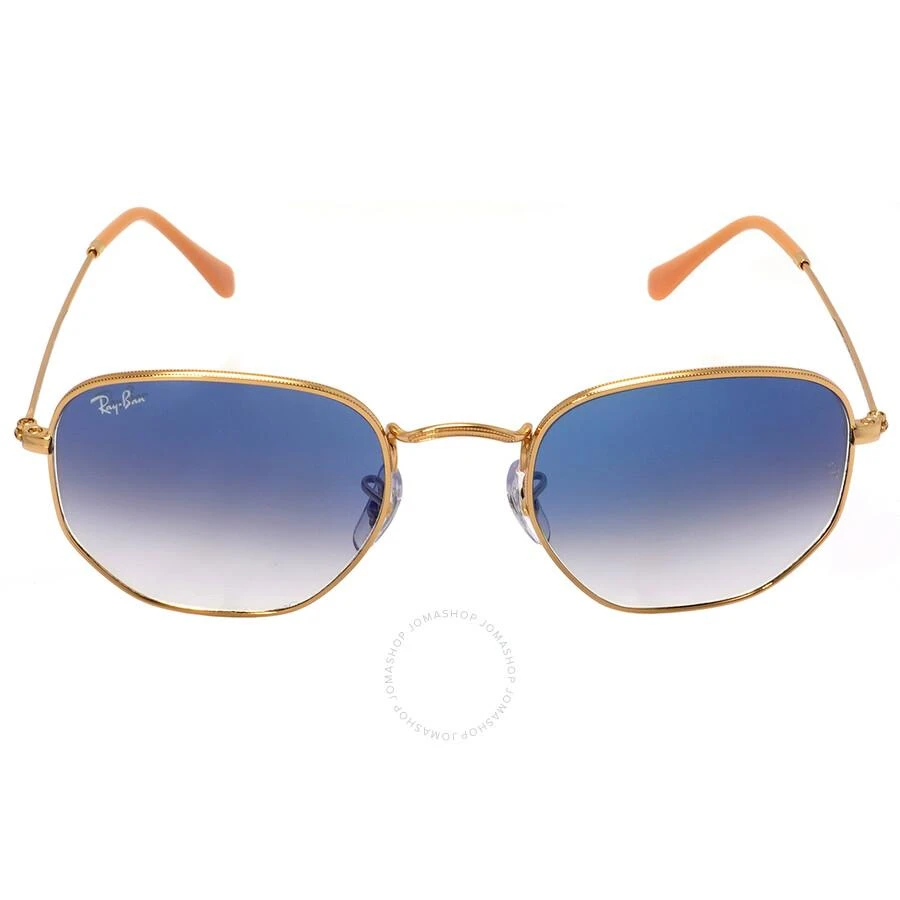 Ray-Ban Hexagonal Light Blue Gradient Unisex Sunglasses RB3548 001/3F 51 1