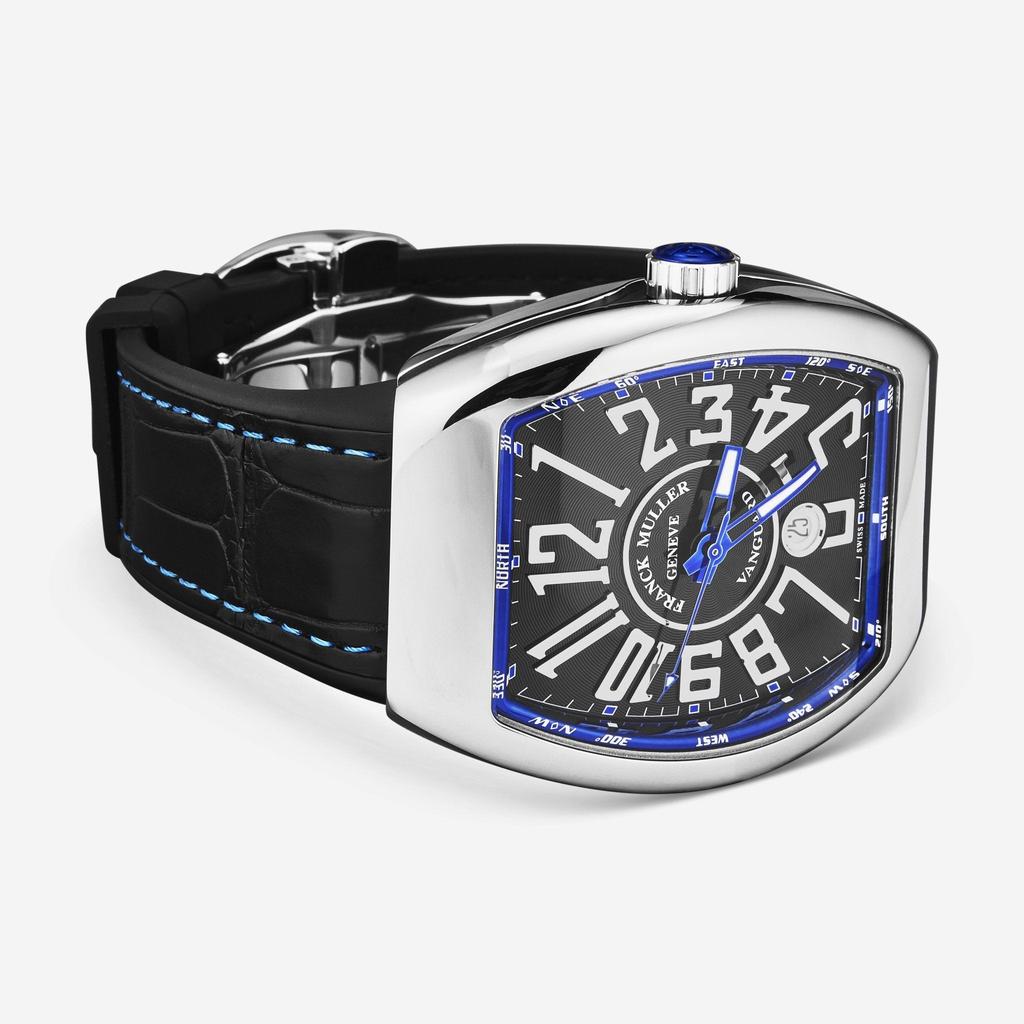 Franck Muller Franck Muller Vanguard Black Dial Automatic Men's Watch 45SCBLKBLUCNCPT