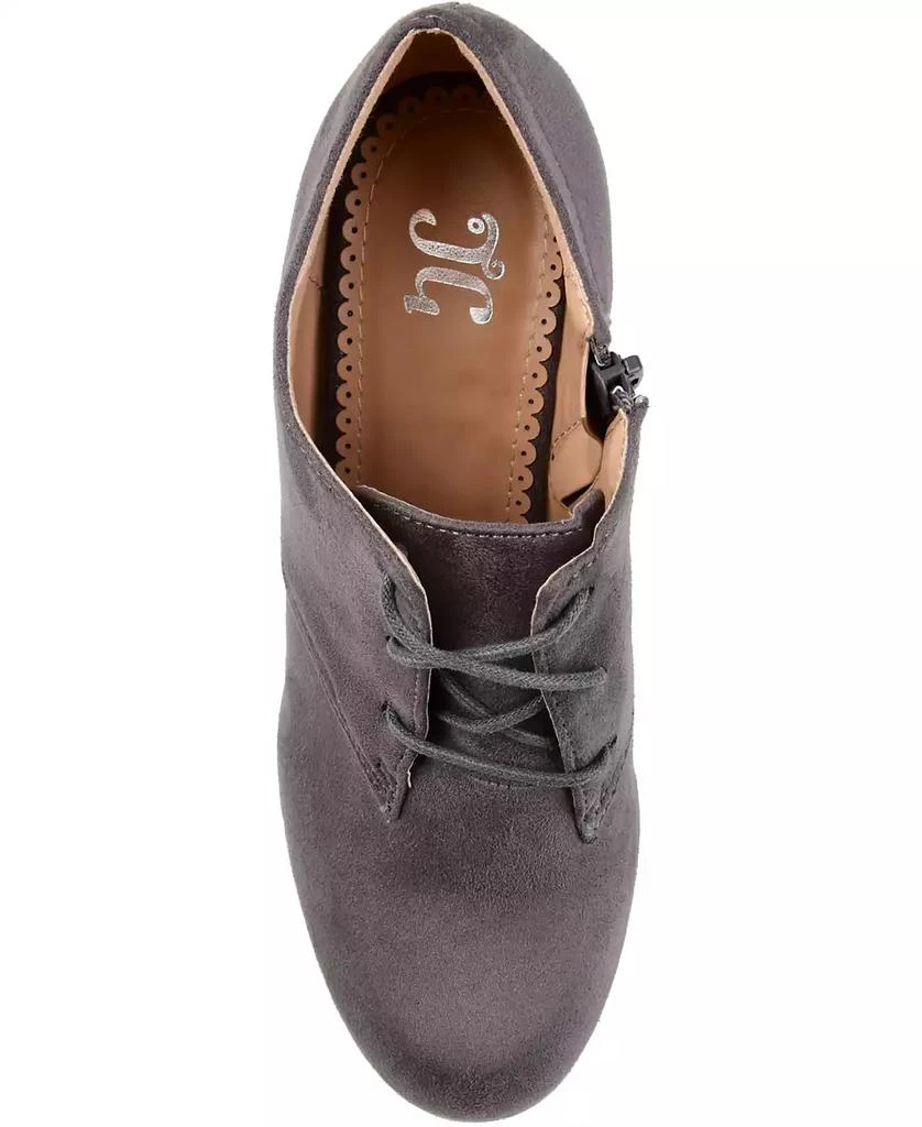 Journee Collection Women's Leona Wide Width Lace Up Dress Shooties 7