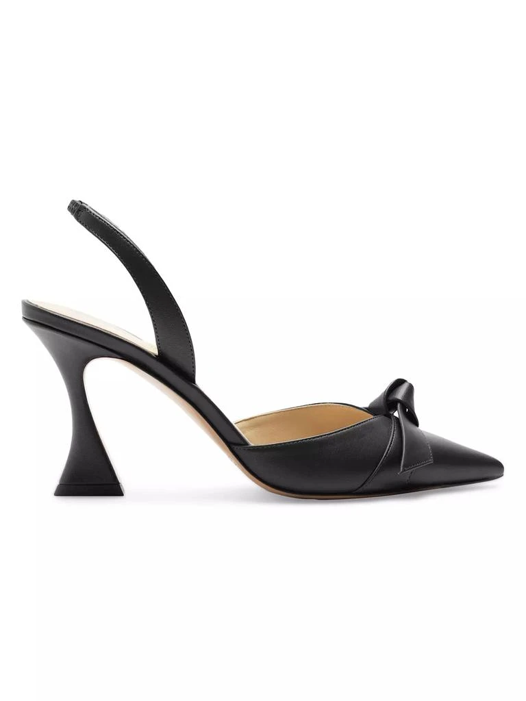 Alexandre Birman Clarita Bell 85MM Leather Slingback Pumps 1