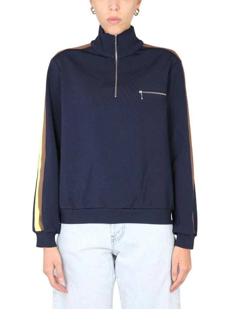Tory Burch Tory Burch Sweatshirt With Front Zipper 1