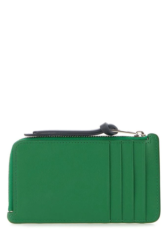 Loewe Grass green leather Loewe X Suna Fujita Bunny card holder 2