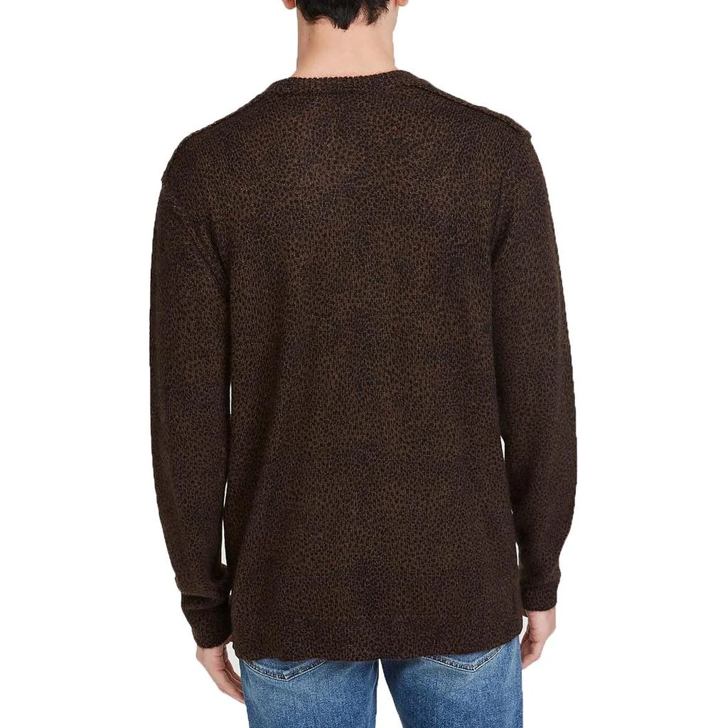 7 For All Mankind Mens Animal Print Wool Cardigan Sweater 2