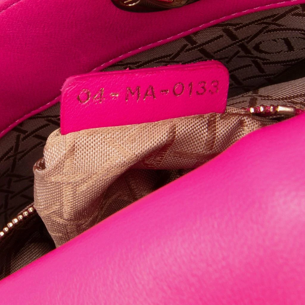 Dior Dior Pink Lambskin Mini Lady Dior Tote Bag 7