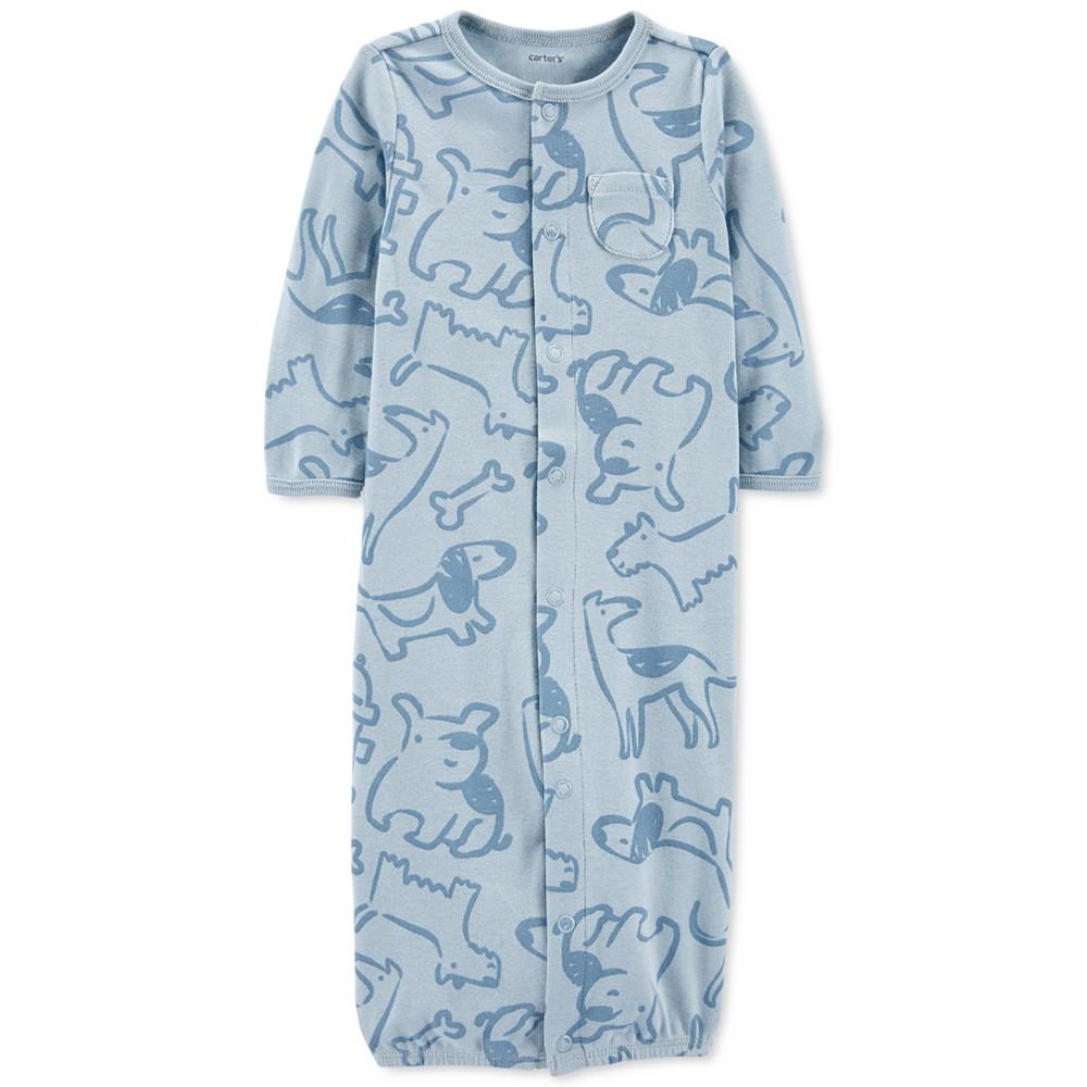 Carter's Baby Boys Take Home Converter Gown Set with Hat and Socks, 3 Piece Set