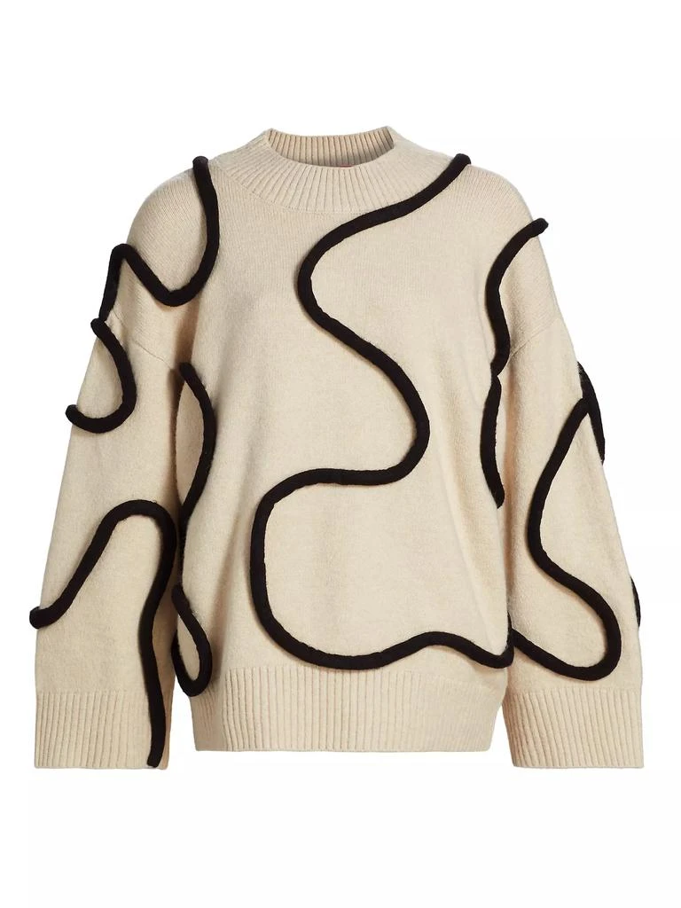 Simon Miller Leith Squiggle Knit Sweater 1
