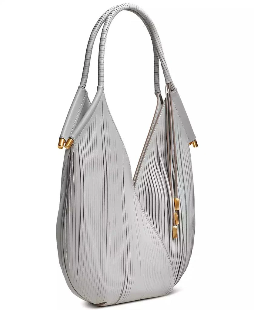 Donna Karan Donna Karan Baldwin Small  Laser-cut Shoulder with Leather Wrapped Rounded Handle 2