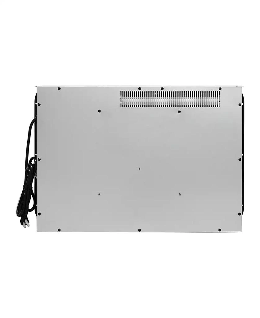 Flynama 26 inch electric fireplace insert, ultra thin heater with log set 
realistic flame, remote control with timer, overheating protection 10