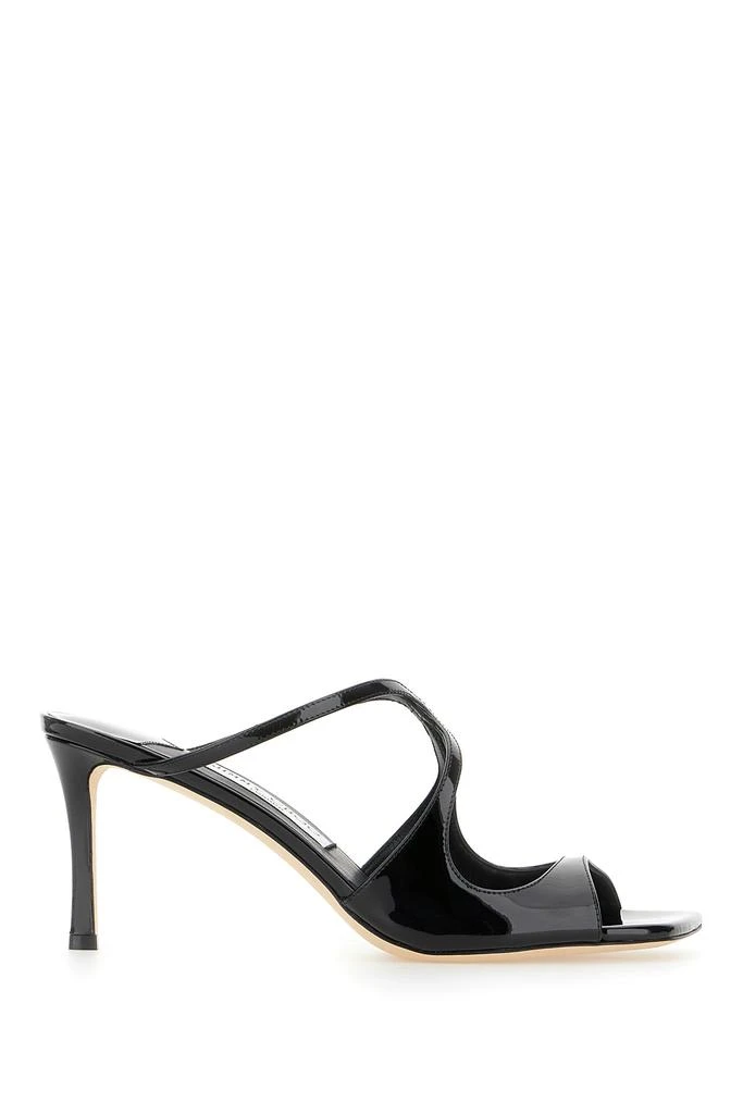 Jimmy Choo Black Leather Anise Mules 1