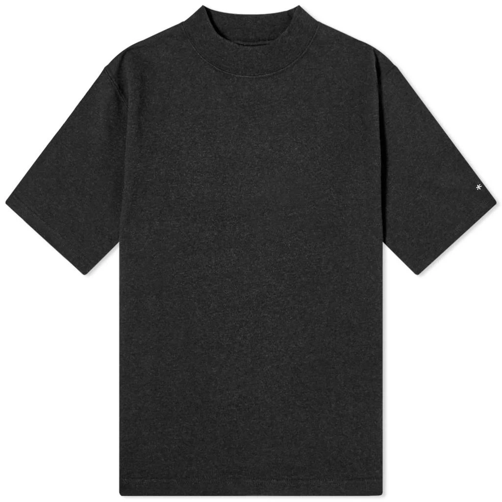 Snow Peak Snow Peak Recycled Cotton Heavy Mock Neck T-Shirt 1