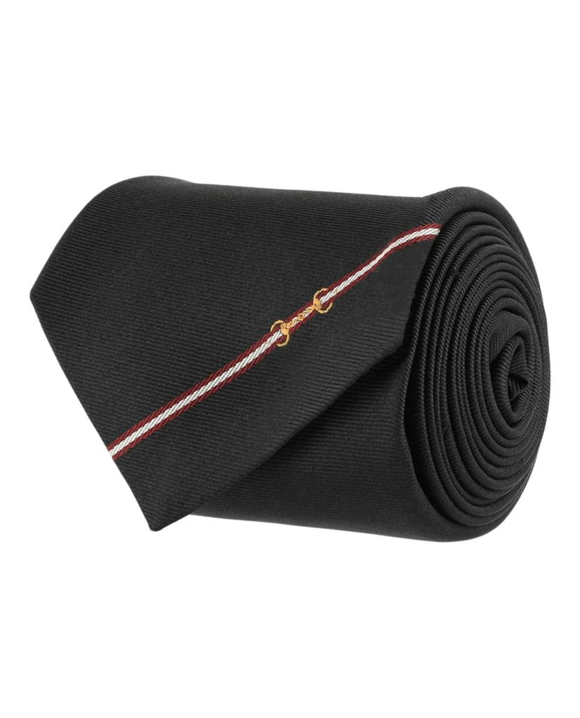 Gucci Horsebit Silk Jacquard Tie