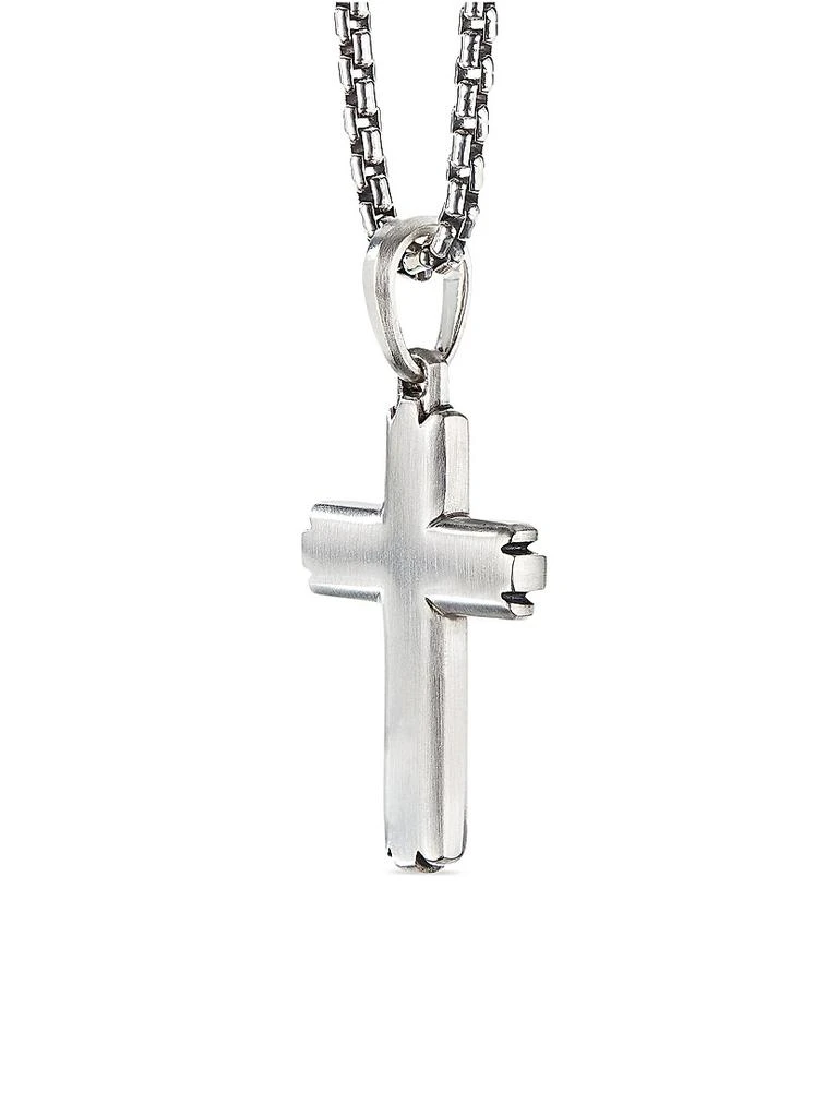 David Yurman Deco Cross Pendant in Sterling Silver 3