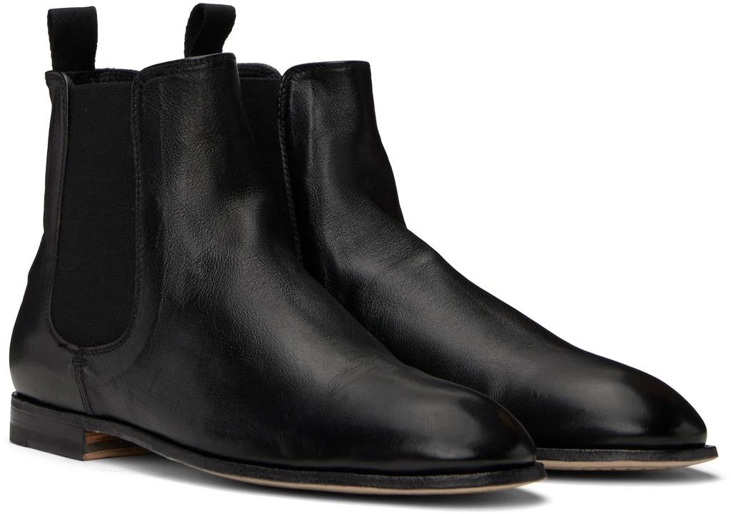 Officine Creative Black Solitude 004 Chelsea Boots 4