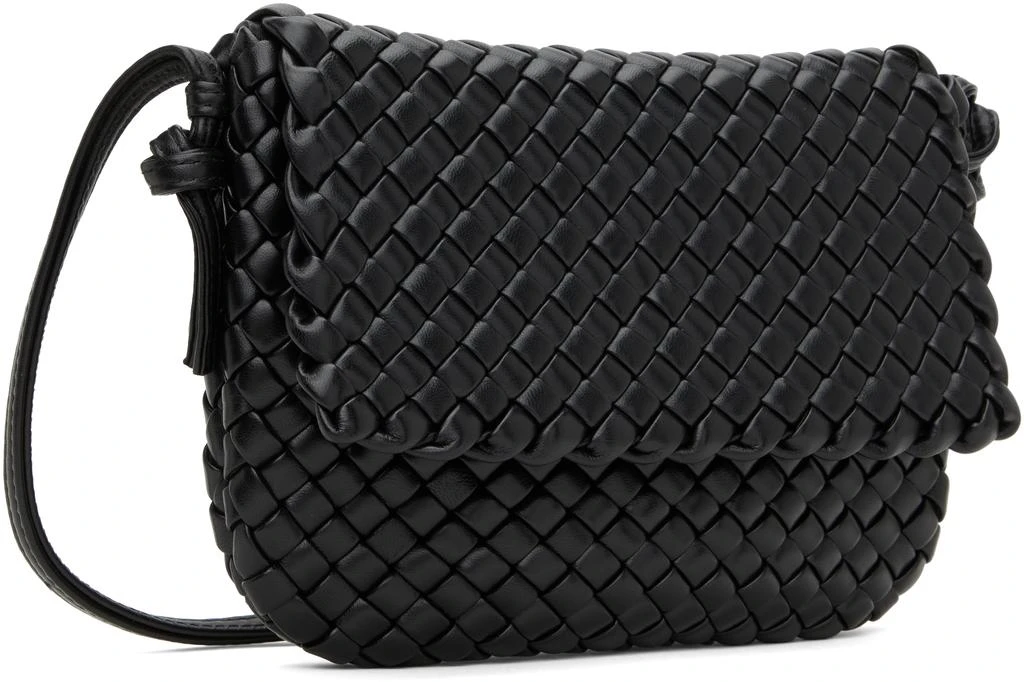 Bottega Veneta Black Cobble Messenger Bag 2
