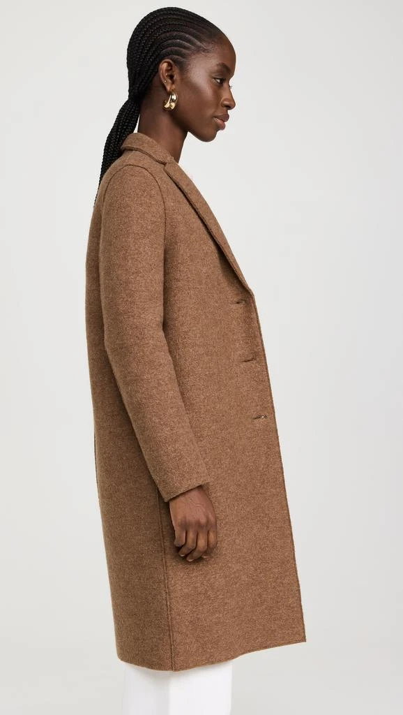 Harris Wharf London Boiled Wool Overcoat 3