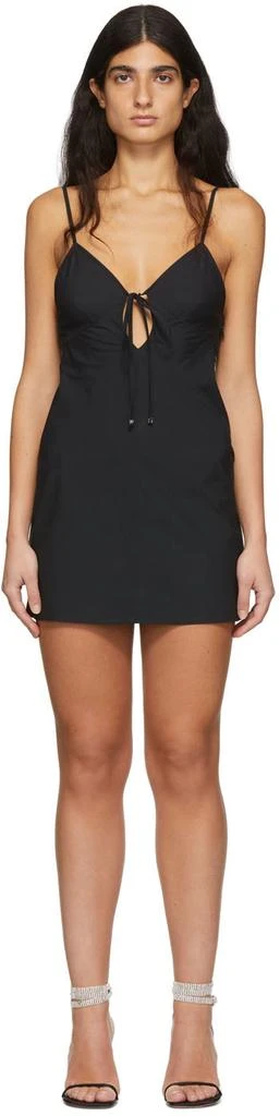 Alexander Wang Black Cami Tie Mini Dress 1