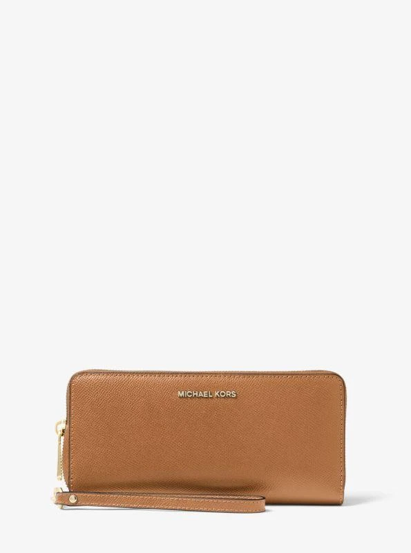 michael_kors Leather Continental Wristlet 1