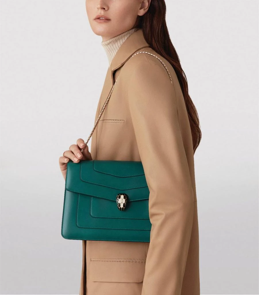 BVLGARI Leather Serpenti Forever Shoulder Bag 2