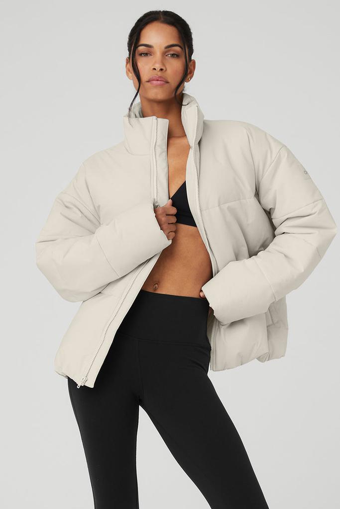 Alo Stretch Woven Street Puffer - Eclipse Blue