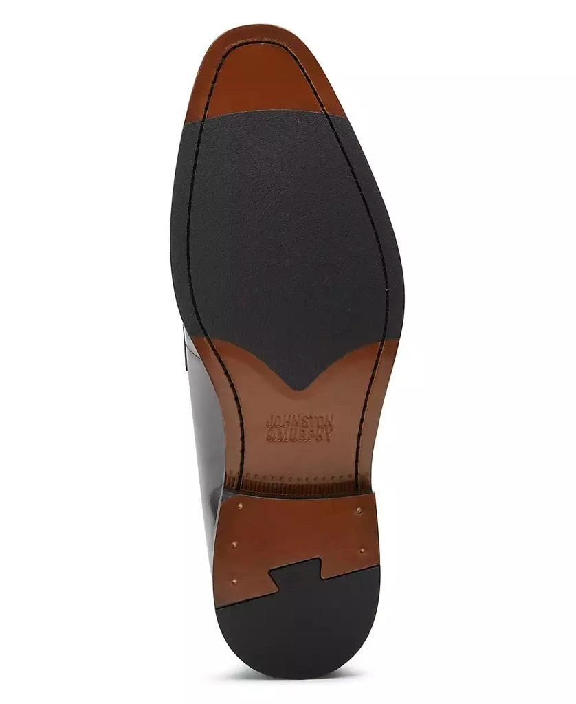 Johnston & Murphy Men's Meade Woven Moc Toe Dress Shoes 5