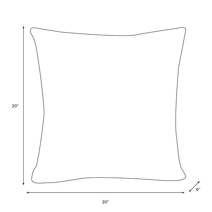 Sparrow & Wren Down Pillow in Klein, 20" x 20" 4