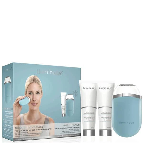 iluminage Iluminage Youth Activator Infrared LED Radio Frequency Anti-Aging Device & 2 Youth Activator Serums 1 kit 1