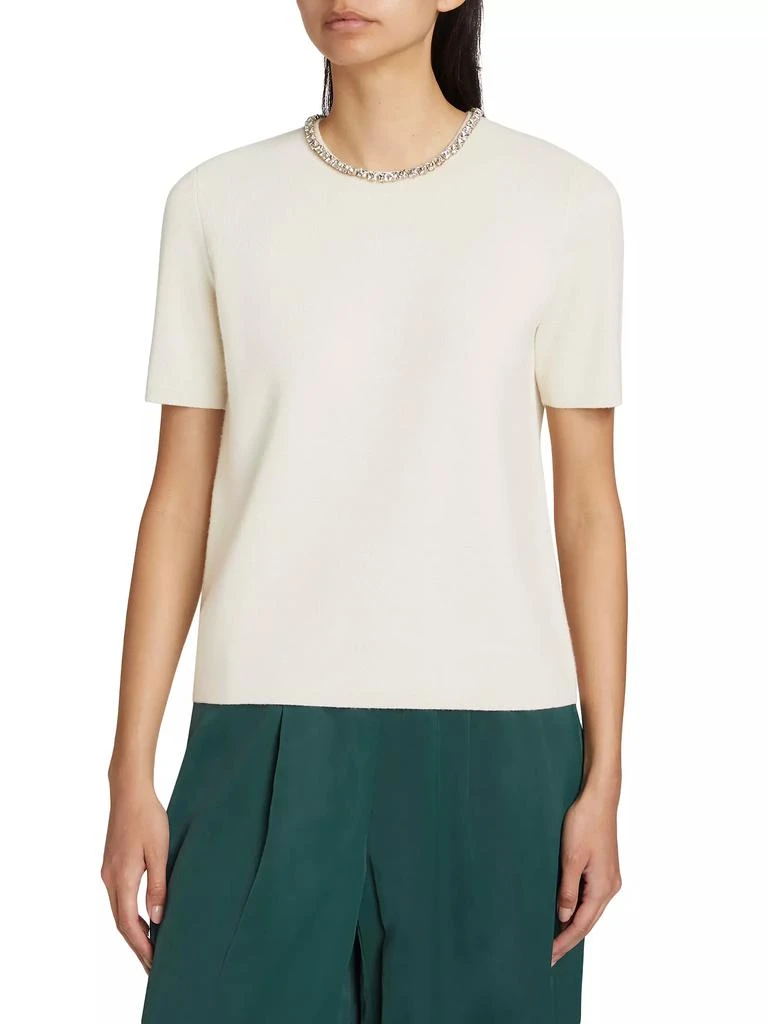 TWP Embellished Cashmere T-Shirt 4