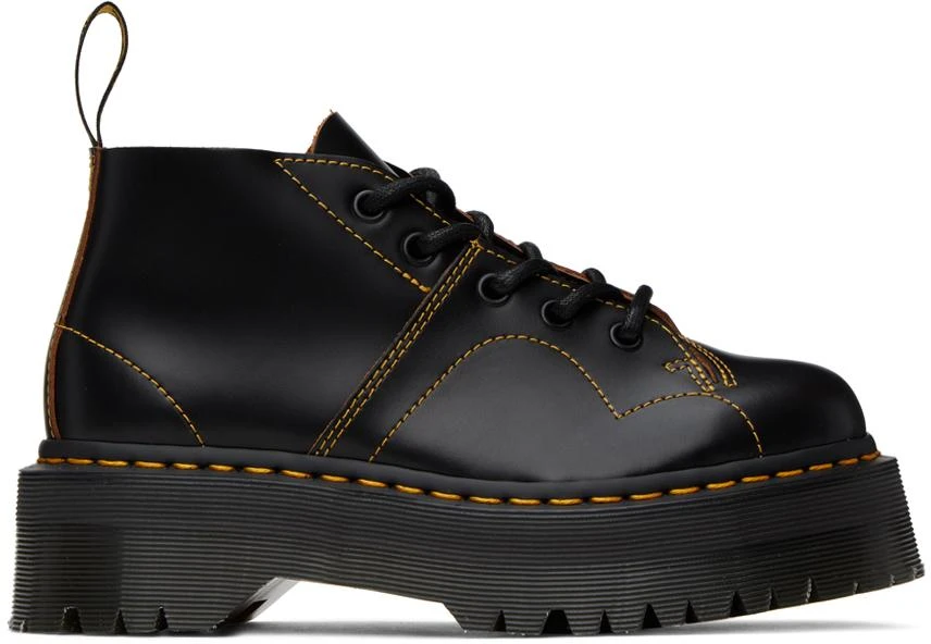 Dr. Martens Black Church Quad Boots 1