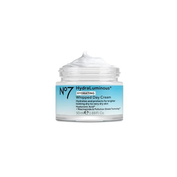 No7 HydraLuminous+ Whipped Day cream 50ml 9