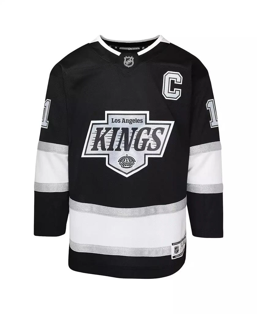 Outerstuff Big Boys and Girls Anze Kopitar Black Los Angeles Kings Premier Player Jersey 3