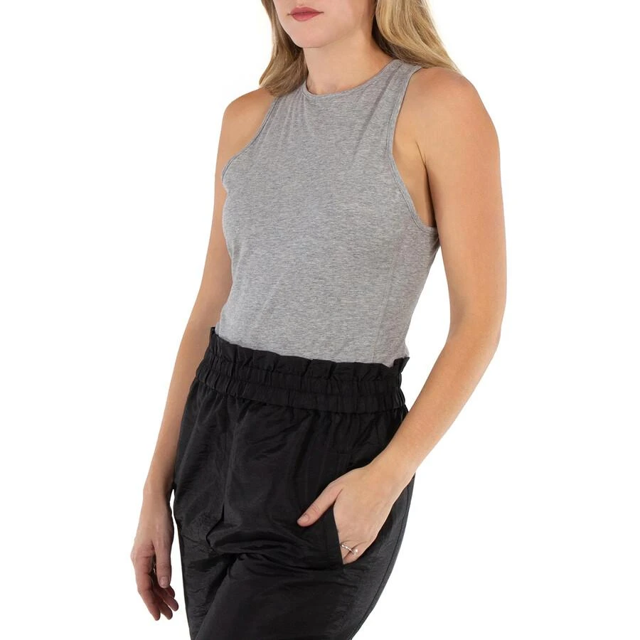 Tibi Ladies Heather Grey Crewneck Racerback Bodysuit 3