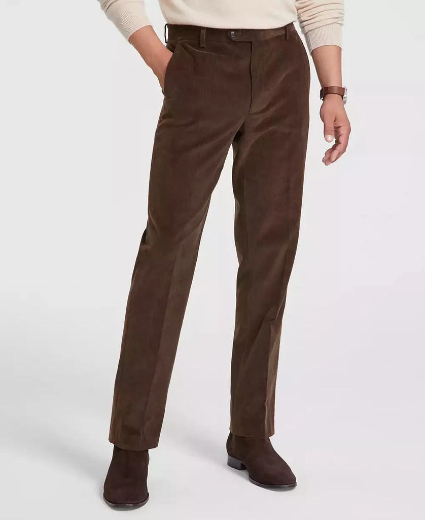 Tommy Hilfiger Men's Modern-Fit Solid Corduroy Pants 3