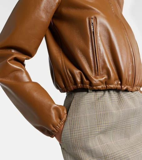 Gucci Leather bomber jacket 4