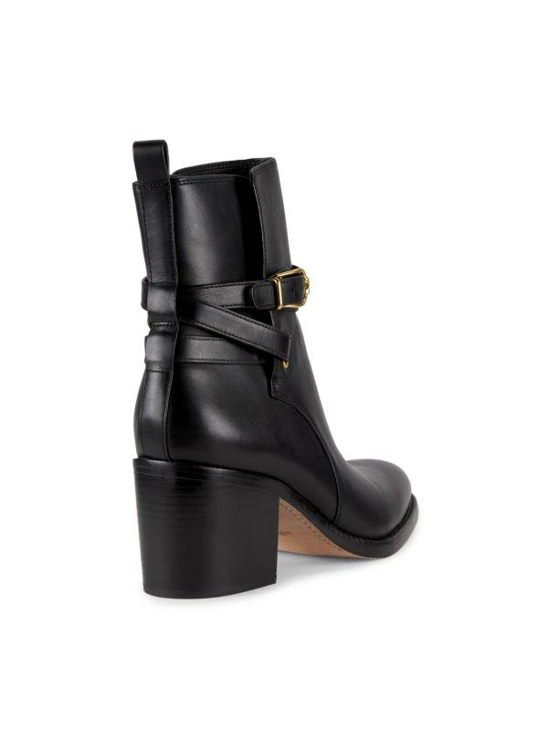 VERONICA BEARD Sohelia 75MM Leather Ankle Boots 3