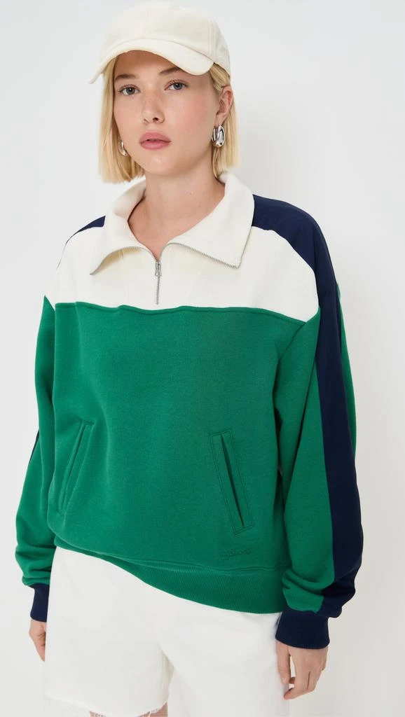 Rag & Bone Vintage Terry Sport Block Half Zip 1