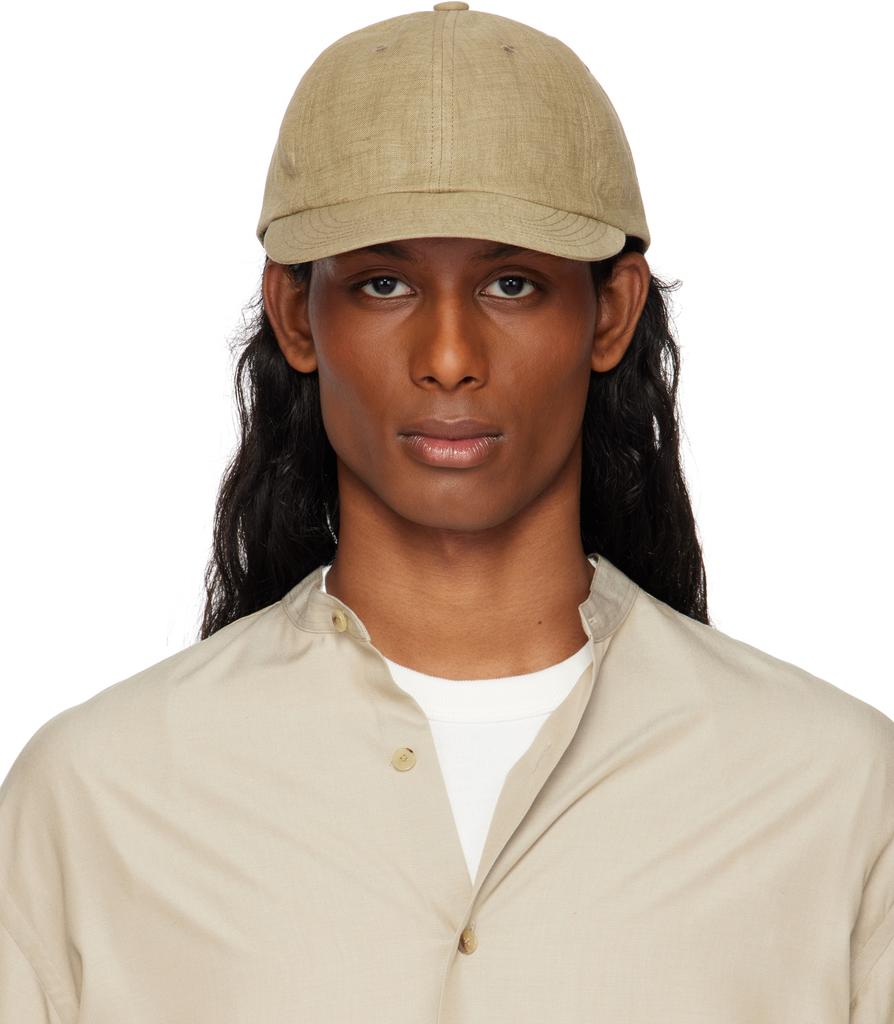 YLÈVE Khaki Kijima Takayuki Edition Linen Cap