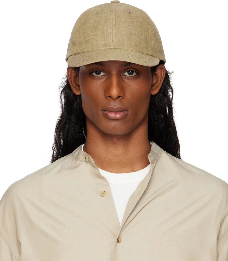 YLÈVE Khaki Kijima Takayuki Edition Linen Cap 1