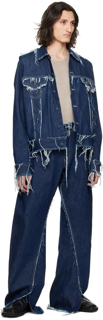 Bianca Saunders Blue Lexxus 23 Denim Jacket 4