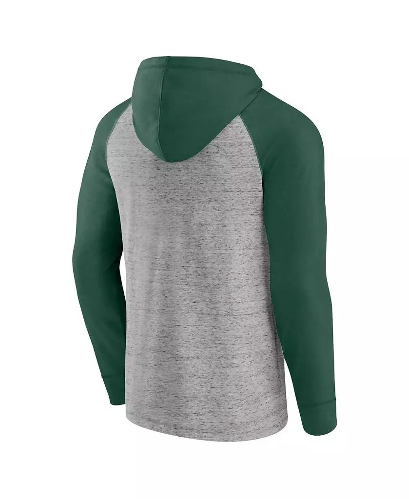 Fanatics Men's Steel Portland Timbers Deflection Raglan Pullover Hoodie 5