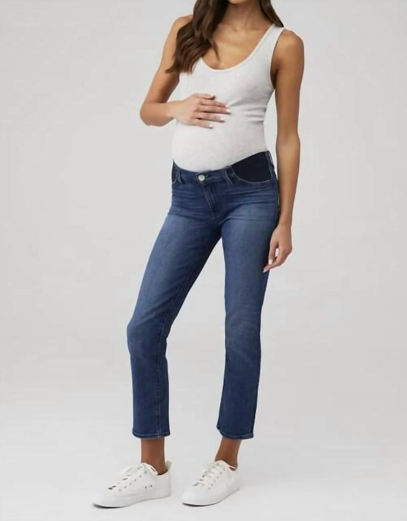 Hudson Nico Straight Ankle Maternity Jean In Journey Home 1