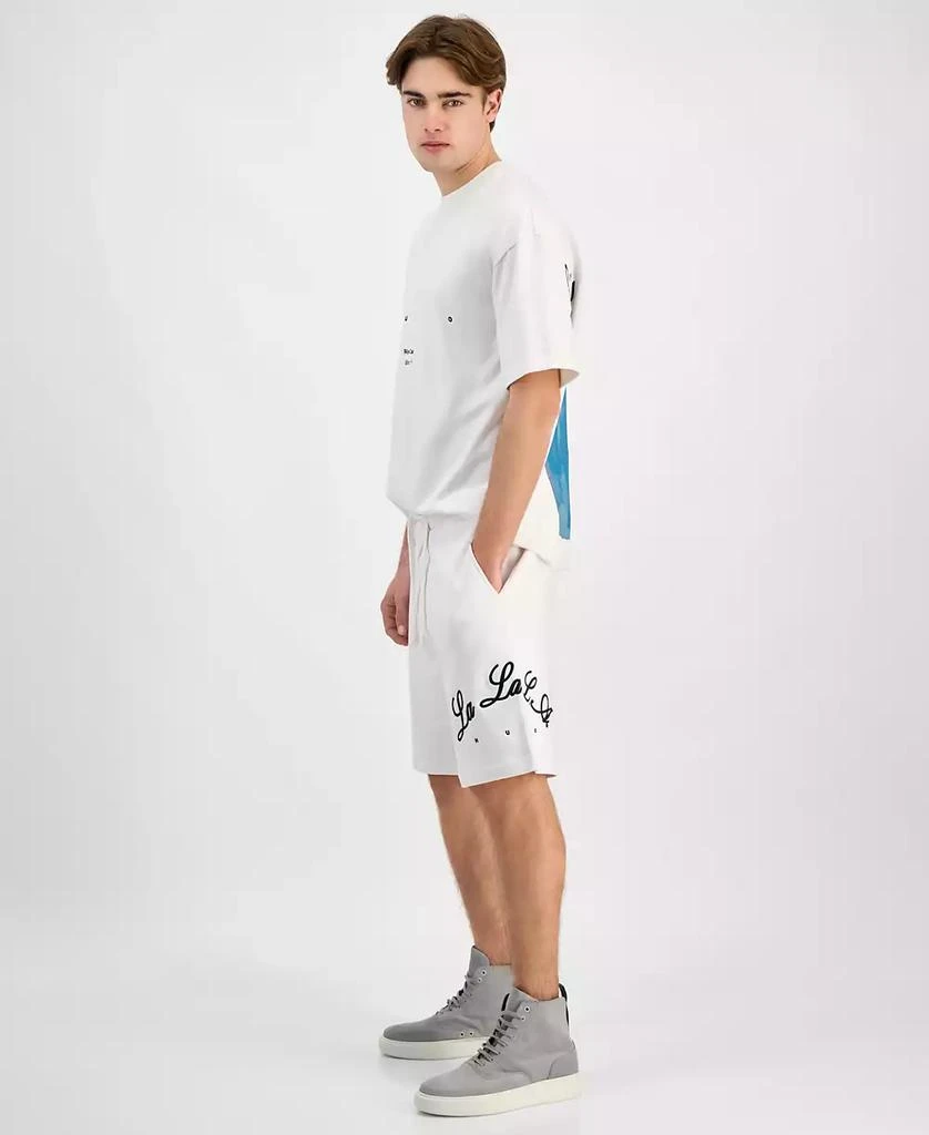 Hugo Boss HUGO by Men's Duold Relaxed-Fit Embroidered 8-1/2" Drawstring Shorts 2