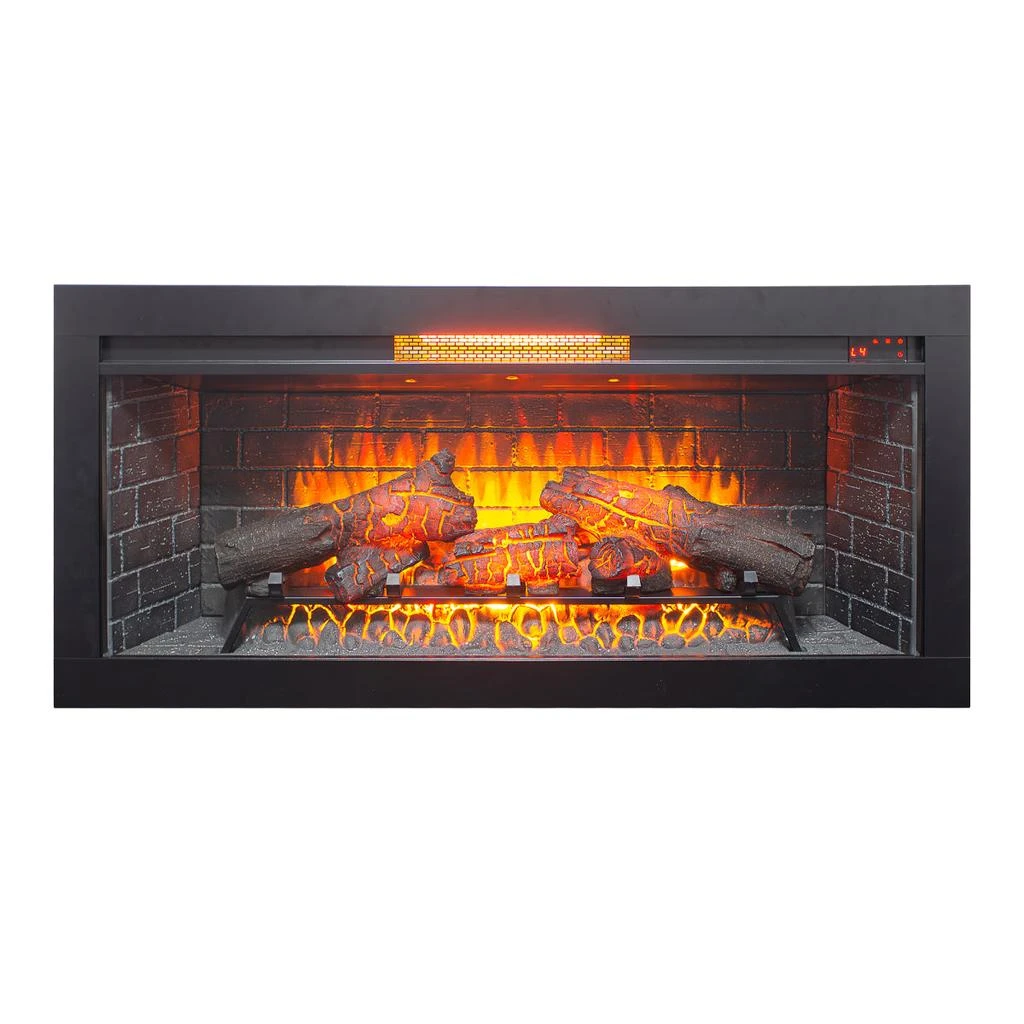Streamdale Furniture Streamdale 42" Infrared Electric Fireplace with Removable Trim Kit Heater 5