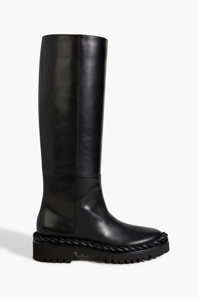 Valentino Twisted leather knee boots 1