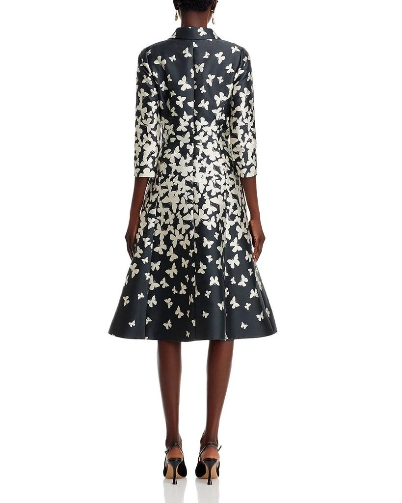 Teri Jon Butterfly Button Front Dress 4