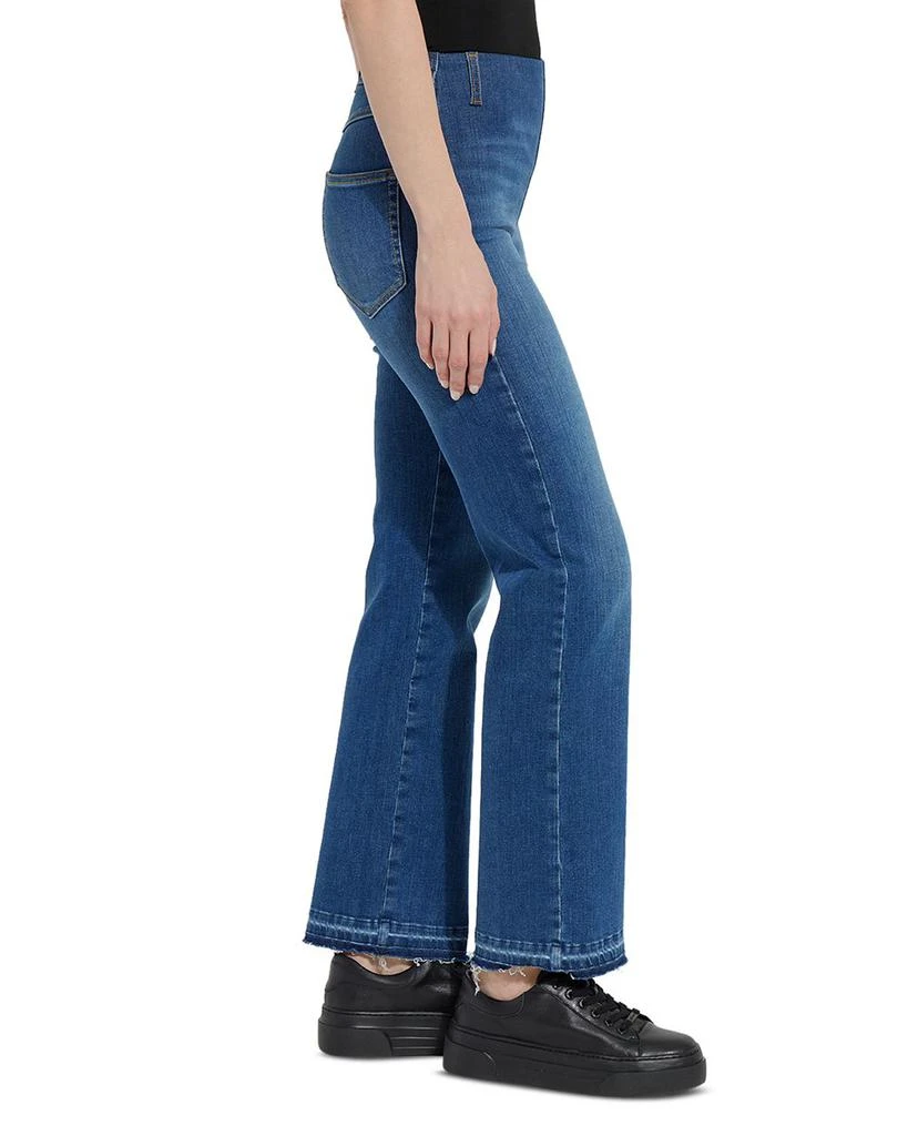 Lyssé Premium Denim Relaxed High Rise Straight Jeans in Authentic Midwash 6