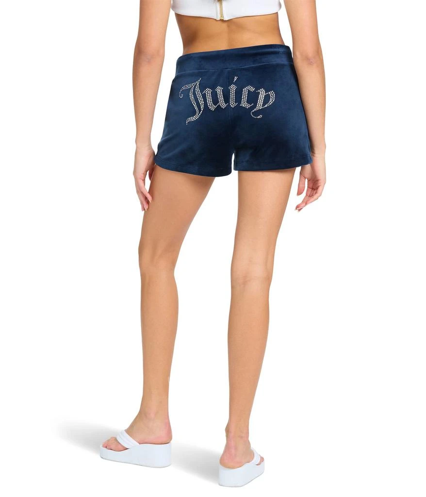 Juicy Couture Velour Juicy Shorts with Back Bling 3