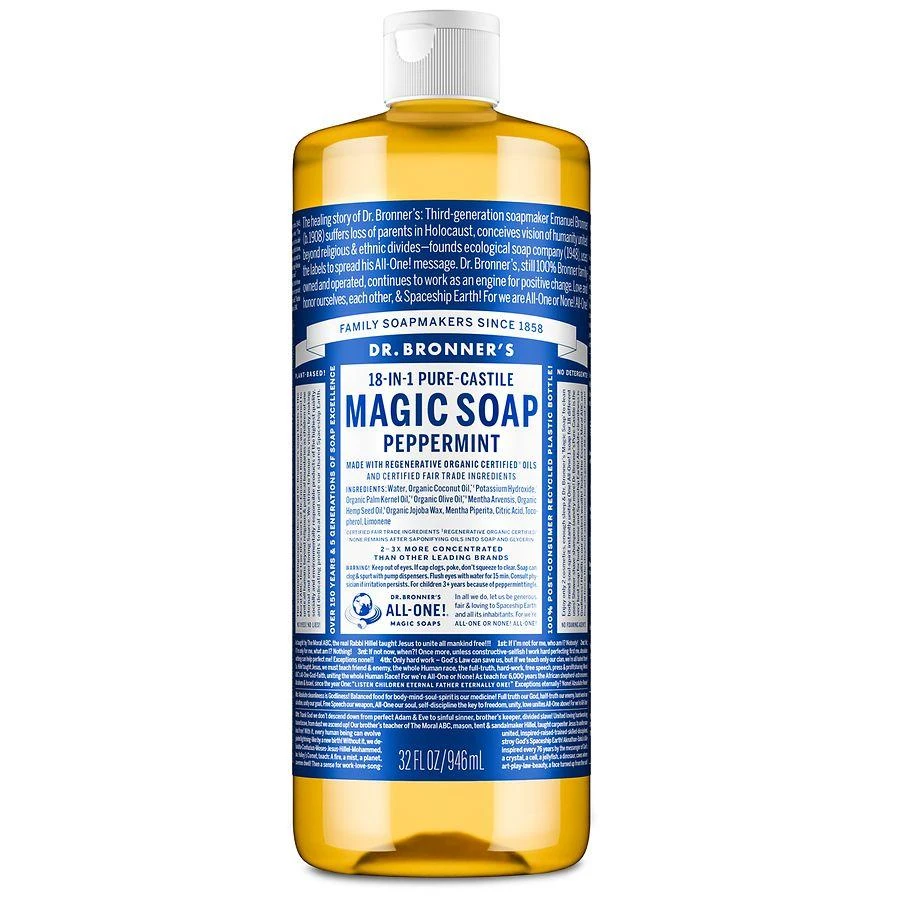 Dr. Bronner's Peppermint Castile Soap 1