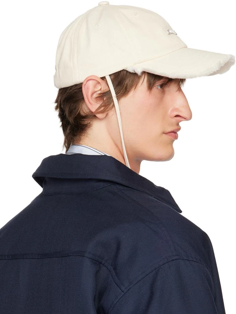 Jacquemus Off-White Le Chouchou 'La casquette Artichaut' Cap 3