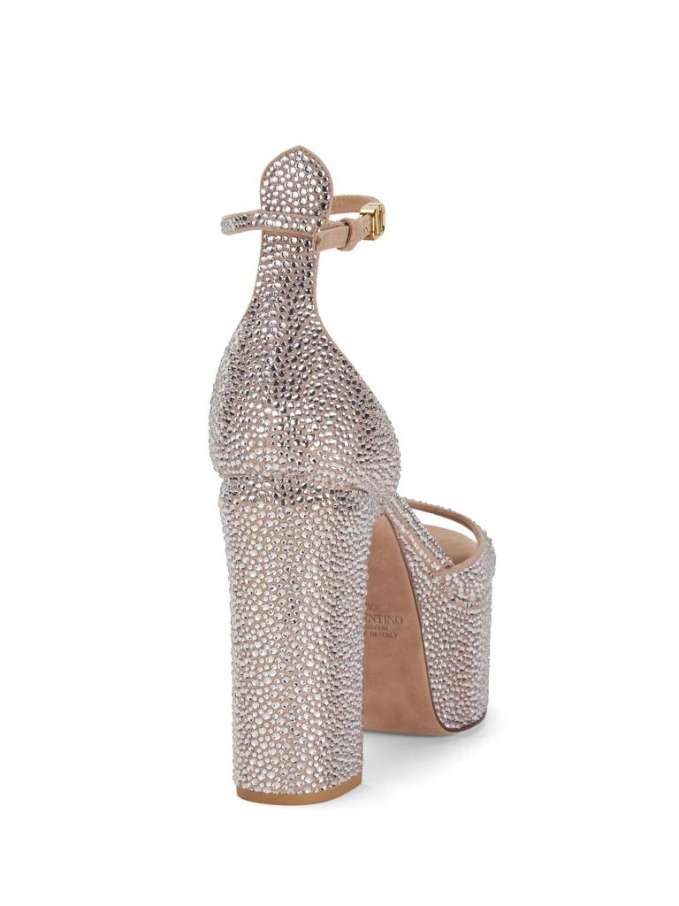 Valentino Tan-Go 120MM Crystal-Embellished Leather Platform Sandals 3